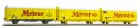 30651 LS Models Set of 3 slide wall box cars METEOR type His